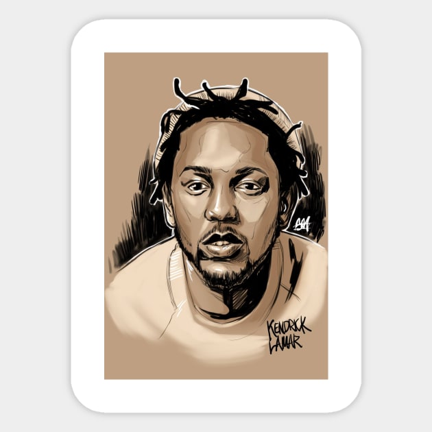 Kendrick Lamar Sticker by GRVPHTE